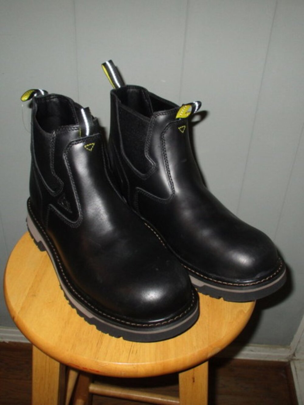 ACE WORK BOOTS 68357 Black Sz 10.5 NWOT